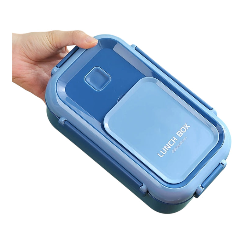 LONCHERA- LUNCH BOX RECT AZUL 600 ML