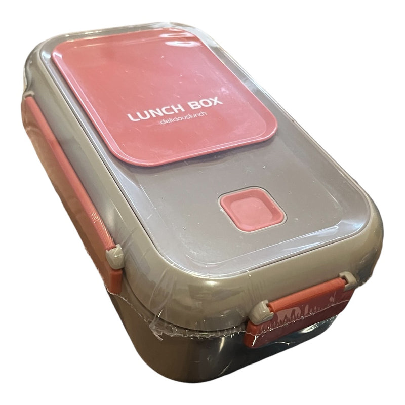 LONCHERA-LUNCH BOX BEIGE 600 ML