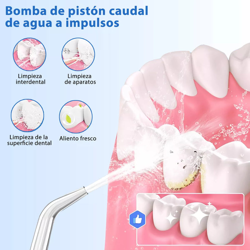 Irrigador Bucal Limpiador Dientes Eléctr