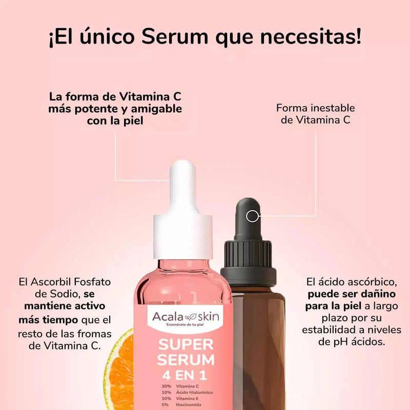 Serum 4 en 1 Antiarrugas y Manchas Para